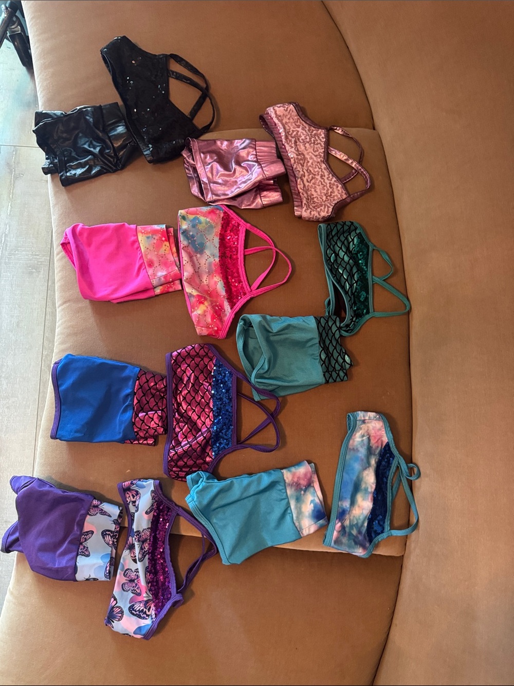 Girls dance 2 piece sets